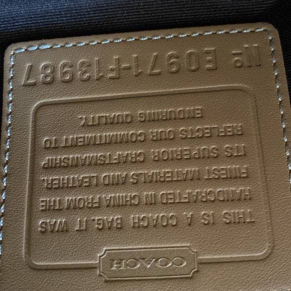 Vintage Coach Tattersall Wool Tweed Plaid Handbag (NWT) Multi Color Plaid - Picture 10 of 10